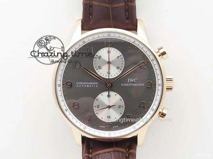 MIROTIME 0513 Portuguese Real PR Real Annual Calendar IW5035 YLF 1:1 Best Edition White Dial On Leather Strap A Refined 7243